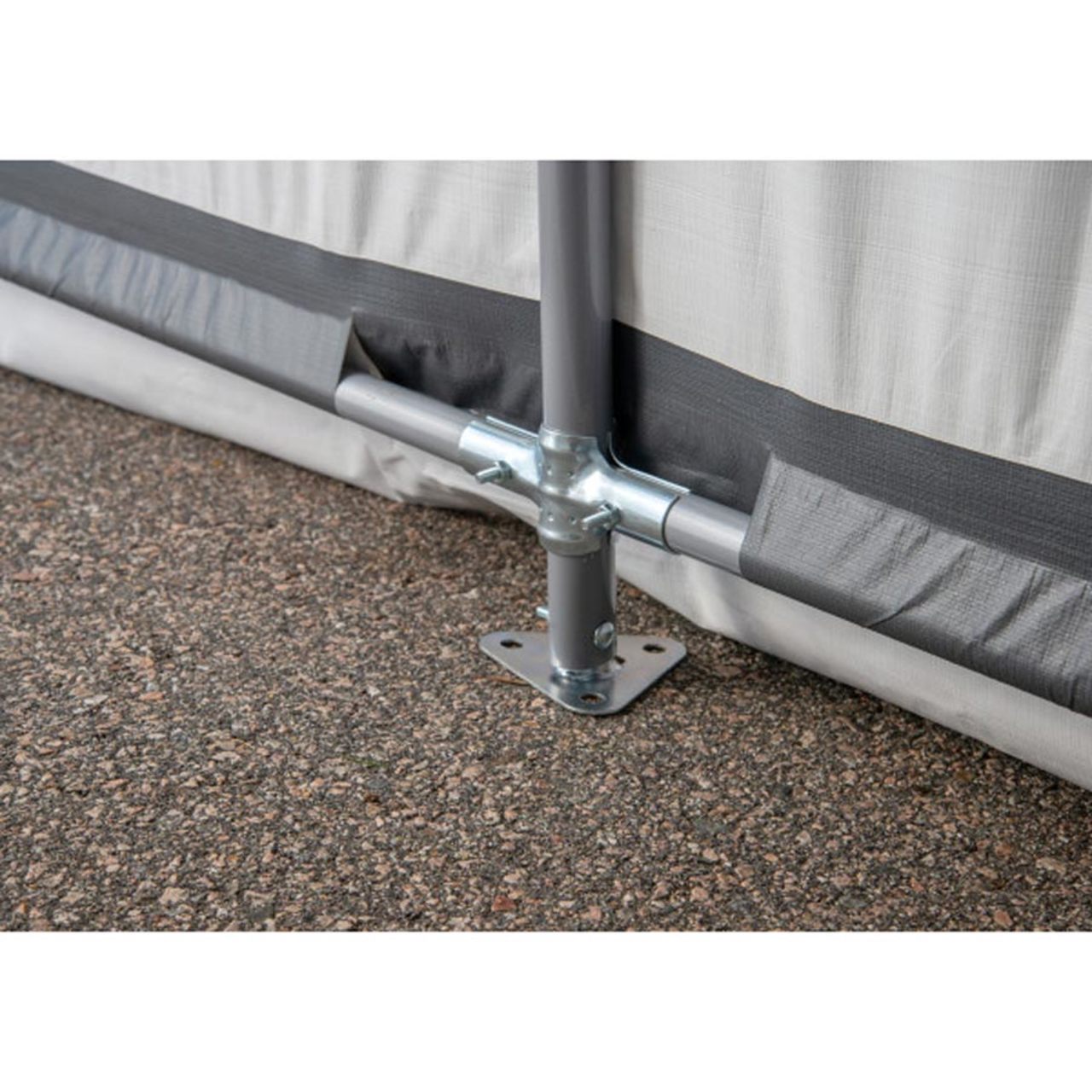 12' x 20' Gray Round Top Garage-in-a-Box