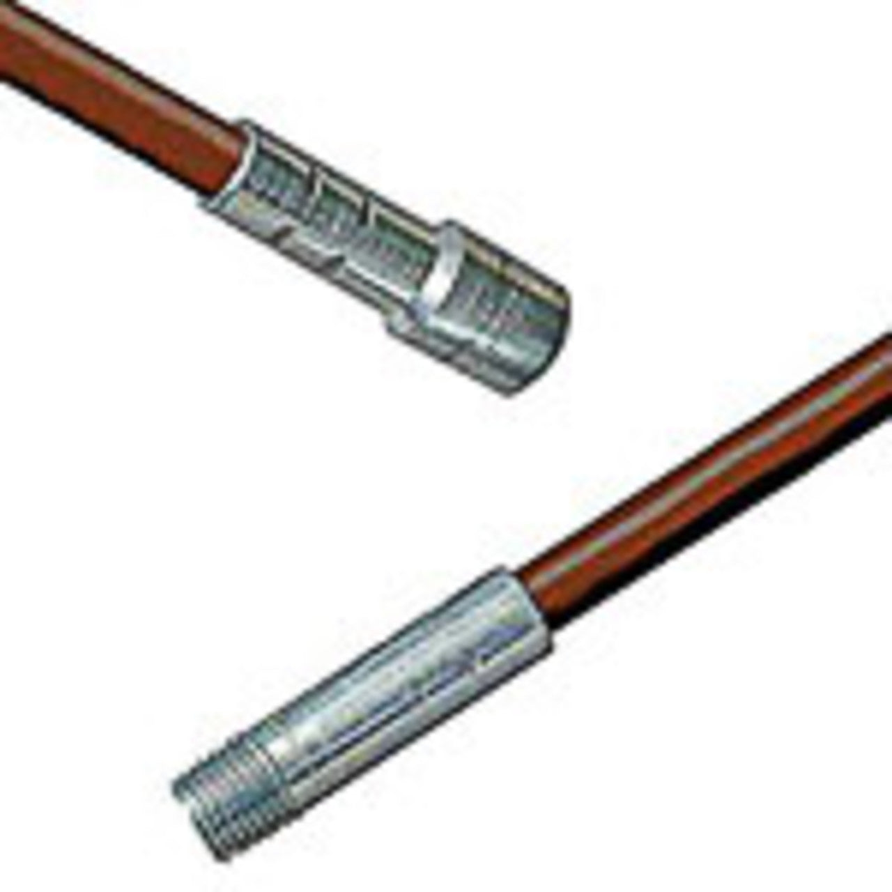6' Fiberglass Chimney Brush Rod 1/4" NPT, .350 Diameter - 30666