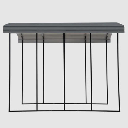Arrow Carport 14 x 20 x 14 Ft. - Charcoal