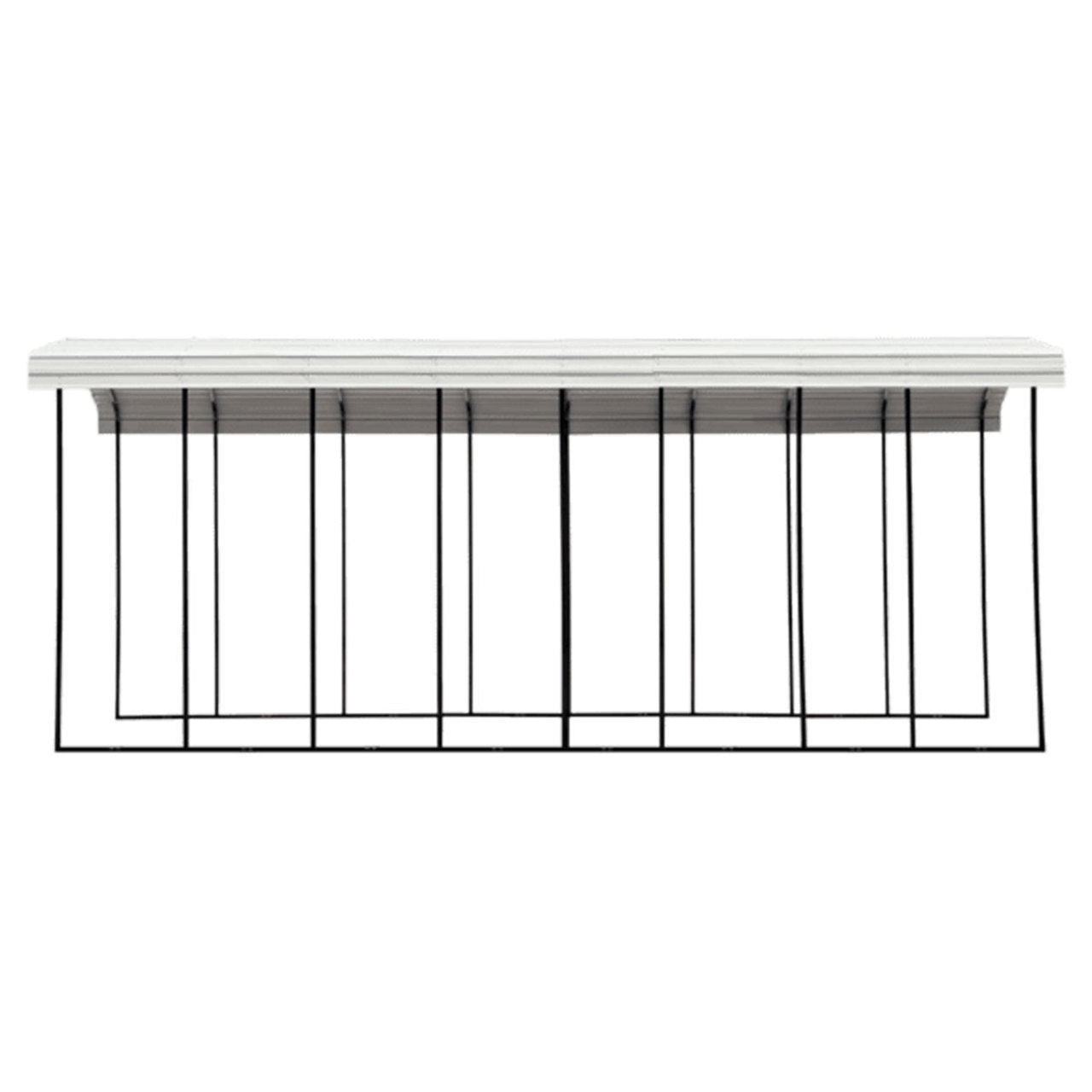 Arrow RV Carport 14 x 38 x 14 Ft. - Eggshell