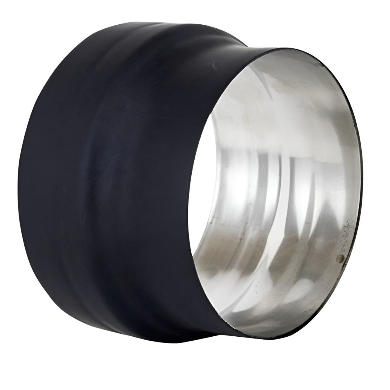 6" Ventis Double-Wall Black Stove Pipe To 6" Ventis Single-Wall Adaptor - VDBS6