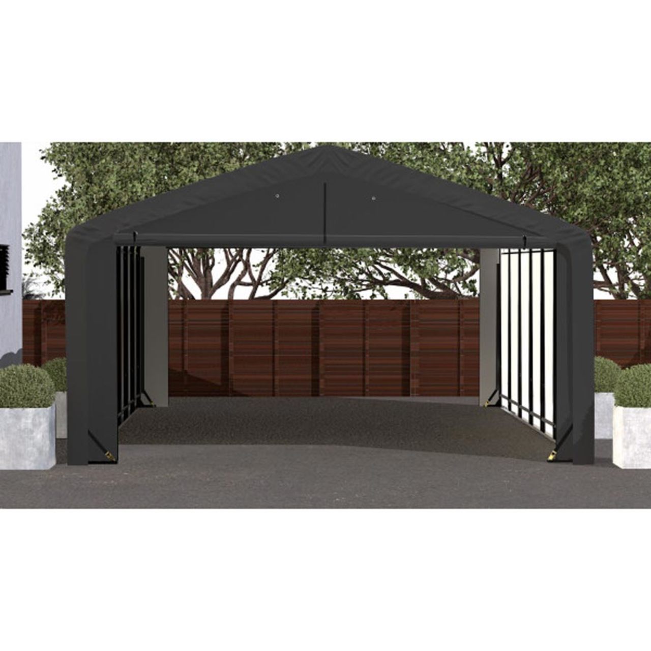 ShelterTube 20' x 32' x 10'  Wind & Snow-Load Rated Garage - Gray