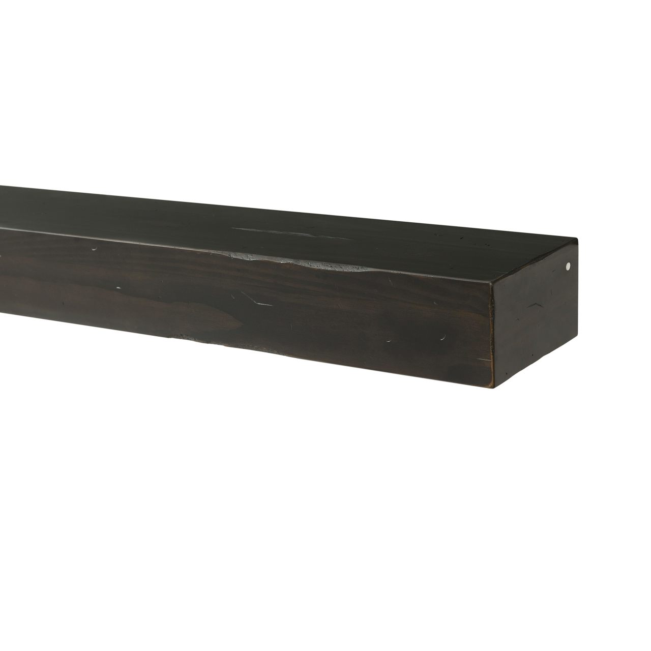 48" Shenandoah Fireplace Shelf by Pearl Mantels - Espresso Distressed Finish