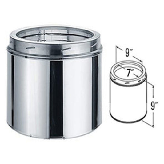 7'' x 9'' DuraTech Stainless Steel Chimney Pipe - 7DT-09SS