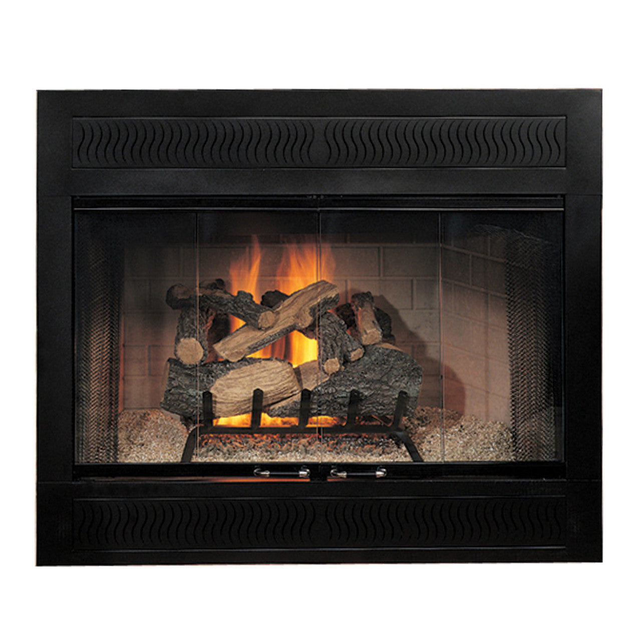 42" Superior Radiant 3000 Woodburning Fireplace- Insulated White Stacked Panels