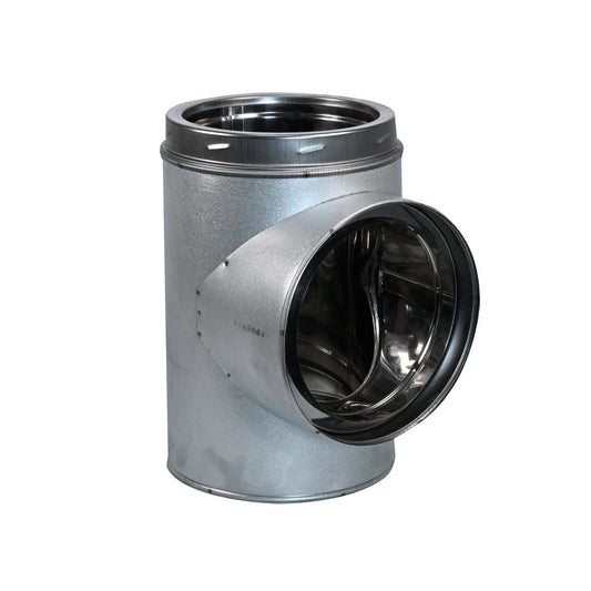 8" DuraTech Galvanized Standard Tee - 8DT-ST