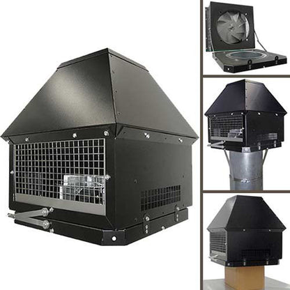 Tjernlund Auto-Draft Rooftop Chimney Fan - RT1500H