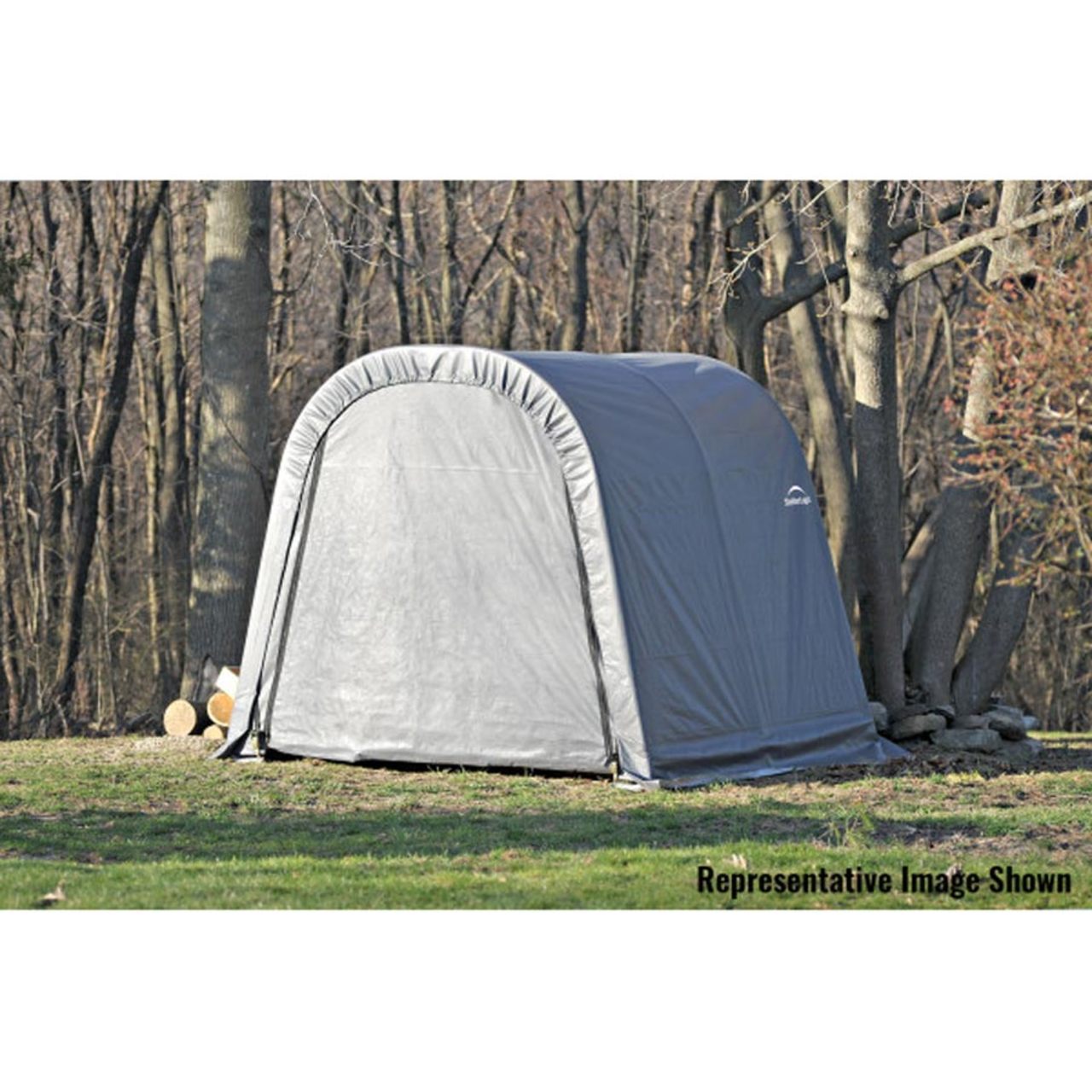 ShelterCoat 10' x 8' x 10' Wind & Snow Rated Garage  - Gray