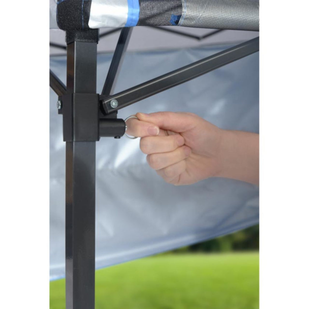 Go Hybrid 6' x 6' Slant Leg Canopy - Charcoal
