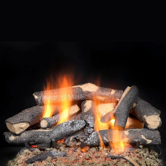 Majestic 30" Fireside Supreme Oak Refractory Cement Log Set - FSO30