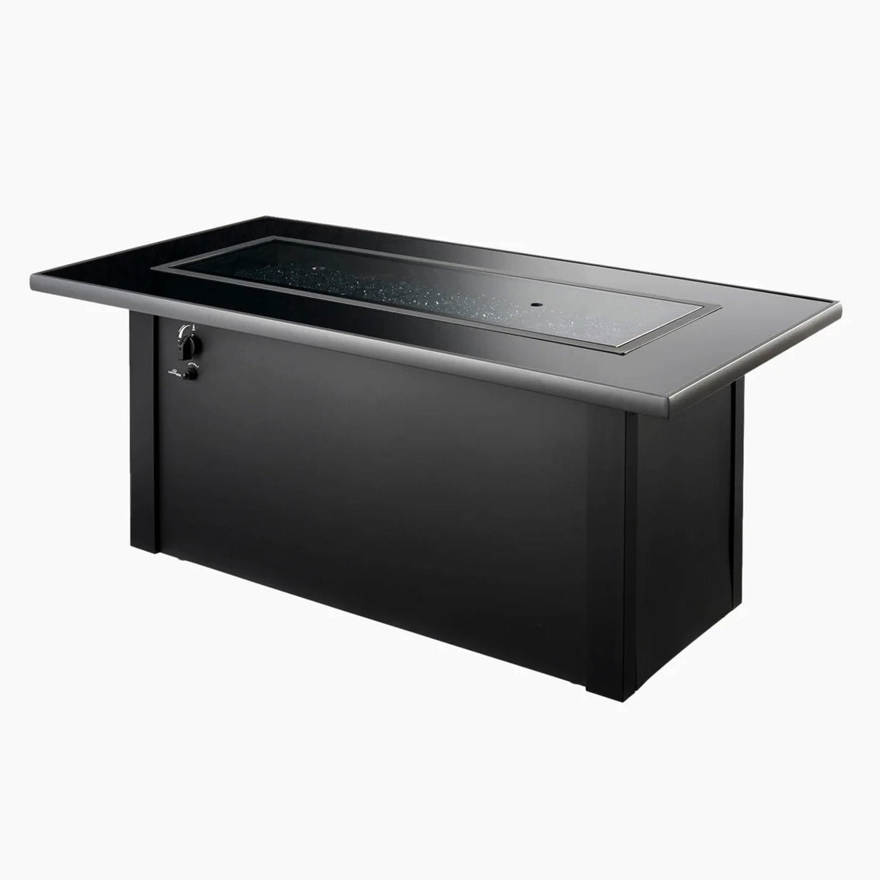 Outdoor Greatroom 59" Monte Carlo Linear Fire Pit Table - MCR-1242-BLK-K