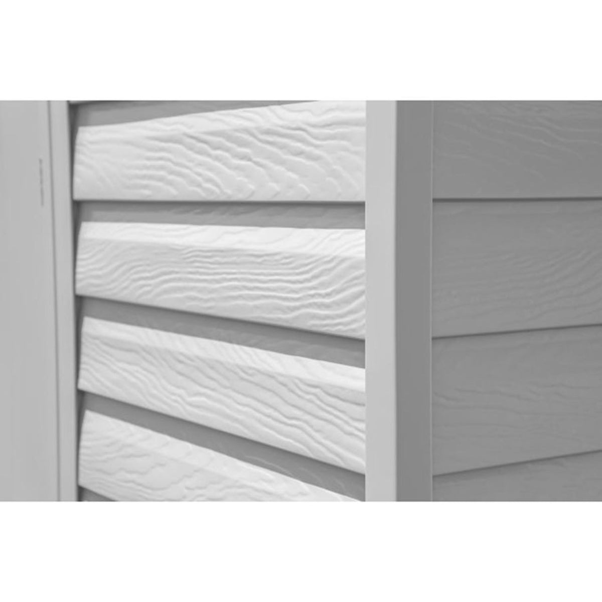 Arrow Select 8' x 6' Steel Storage Shed - Flute Gray