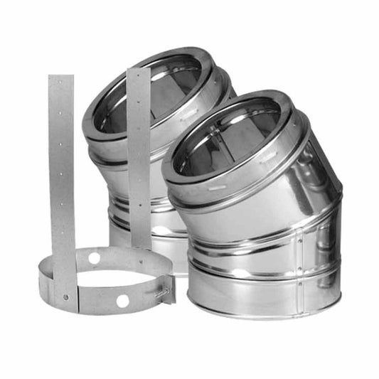5" DuraTech 30 Degree Stainless Steel Elbow Kit - E30KSS