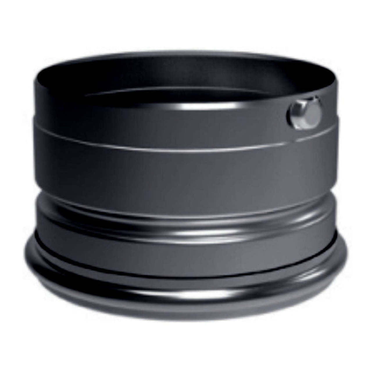 4" PelletVent Pro Black Clean-Out Tee Cap - 4PVP-COB1
