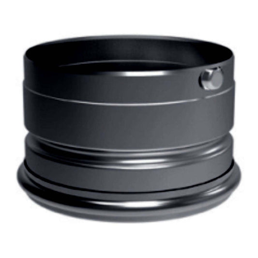 4" PelletVent Pro Black Clean-Out Tee Cap - 4PVP-COB1