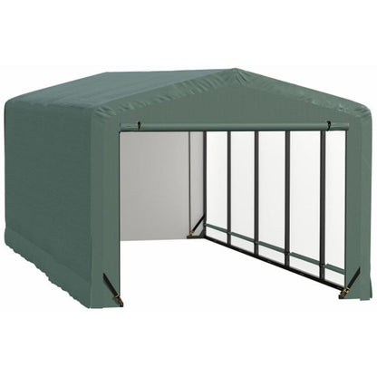 ShelterTube 10 x 23 x 8 Wind & Snow-Load Rated Garage - Green