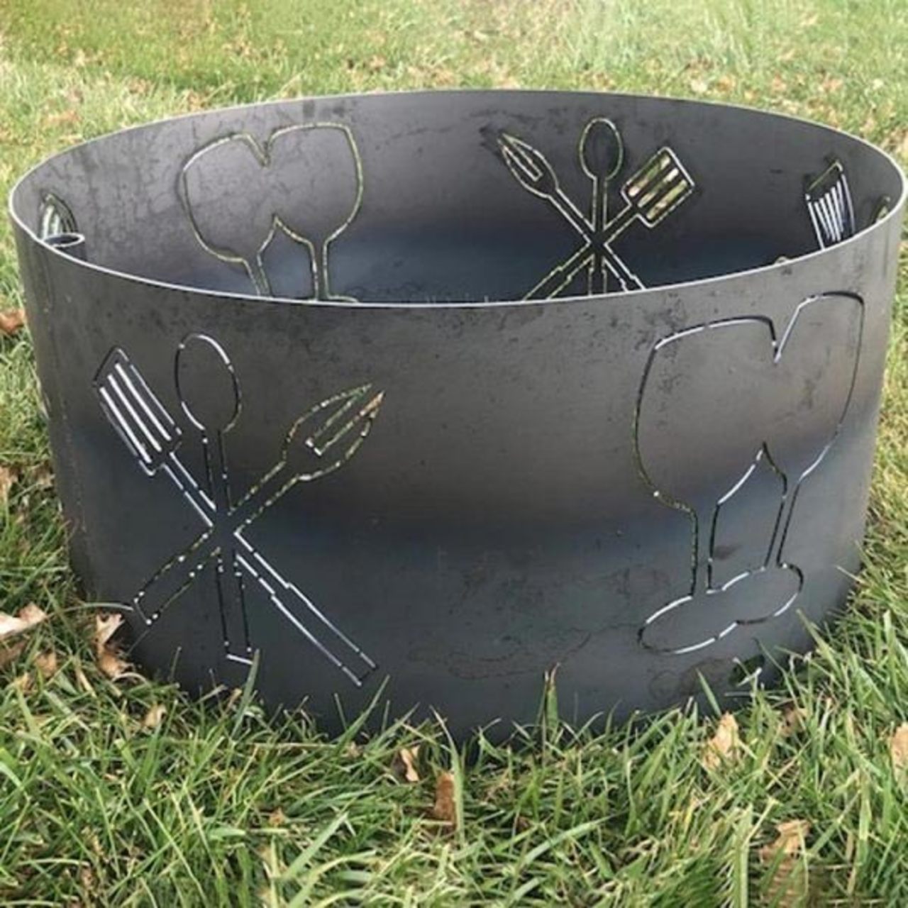 30" Wood Burning Firepit Rings - Multiple Design Options