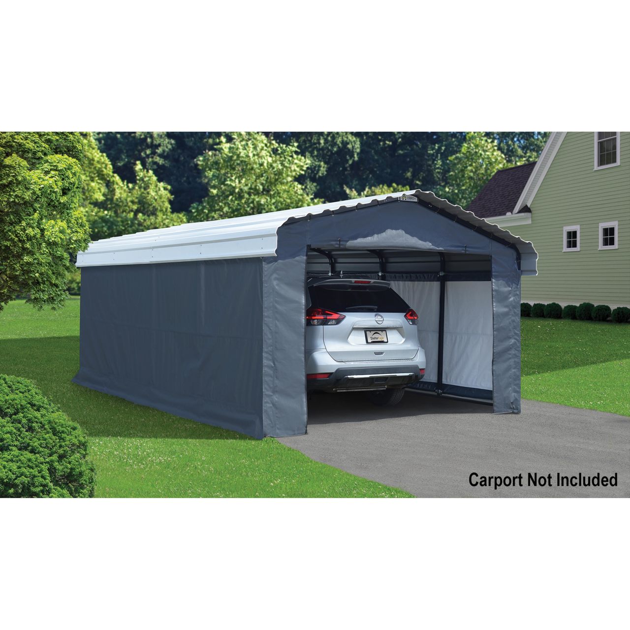 Arrow 12'  x 20' Enclosure Walls ONLY for Carport - Gray