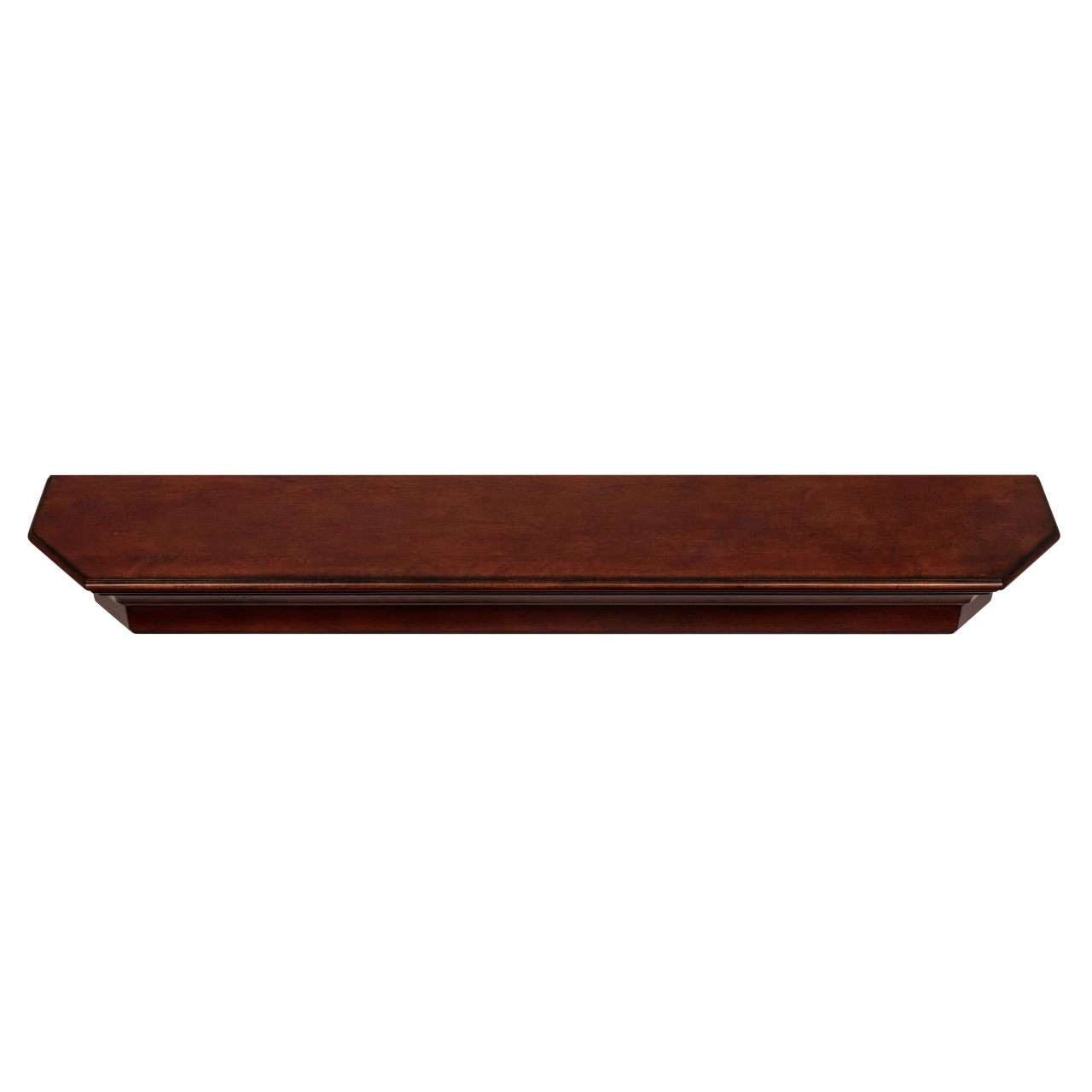 72" Lindon Fireplace Shelf by Pearl Mantels - Cherry Distressed Finish
