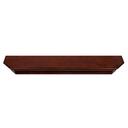 72" Lindon Fireplace Shelf by Pearl Mantels - Cherry Distressed Finish