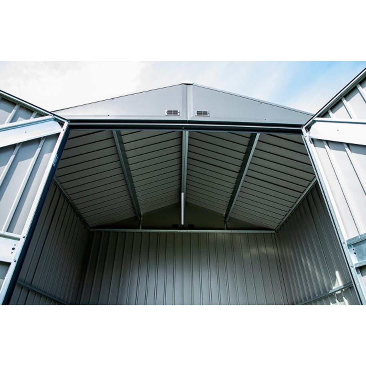 Arrow Elite Steel Storage Shed 10' x 8' Anthracite