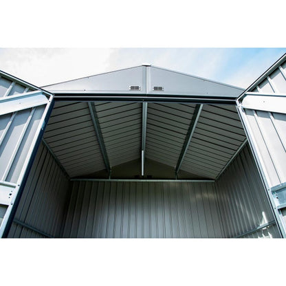 Arrow Elite Steel Storage Shed 10' x 8' Anthracite