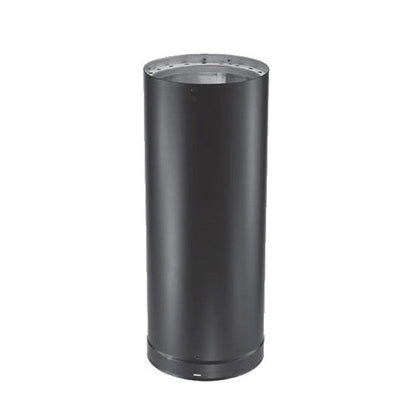 6" x 12" DVL Double-Wall Black Stove Pipe - 6DVL-12