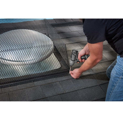 30" x 30" Black Galvanized Animal Control Screen