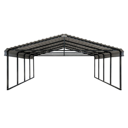 Arrow Carport 20 x 20 x 7 Ft. - Eggshell