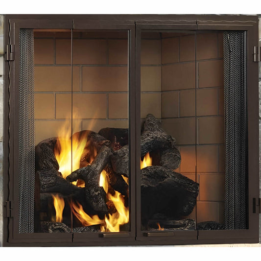 Outdoor Lifestyles Premium Outdoor Glass Bi-Fold Door - ODGF42BZ-B