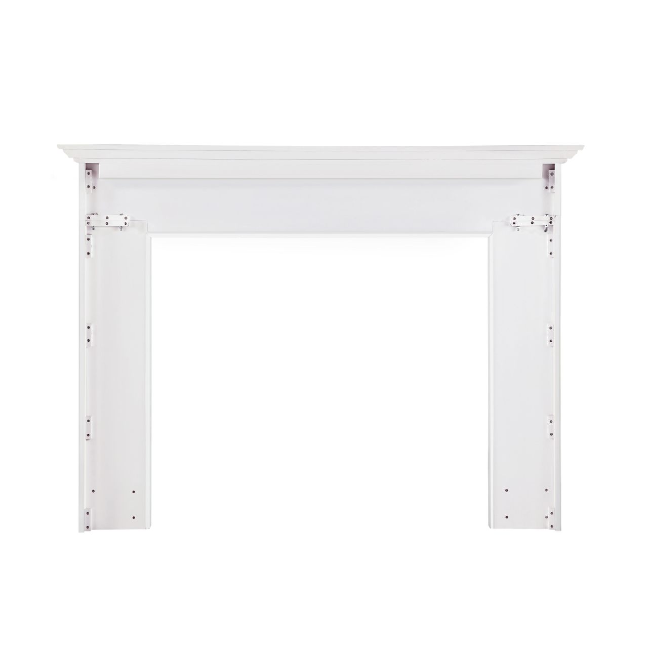 48" Marshall MDF Fireplace Mantel by Pearl Mantels - White Paint Finish