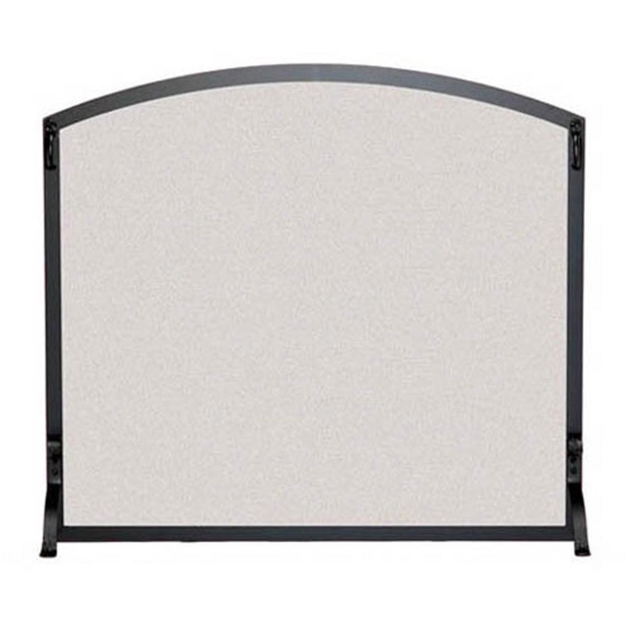 Pilgrim FGN Arched Fireplace Screen 44" x 34 1/4" - Matte Black