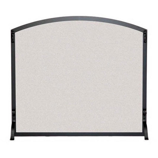 Pilgrim FGN Arched Fireplace Screen 44" x 34 1/4" - Matte Black